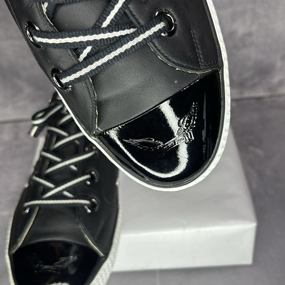 🔥🔥🔥 Robin’s Jeans Men's Nathan Black Sneaker Size: 11🔥🔥🔥 - Picture 10 of 14